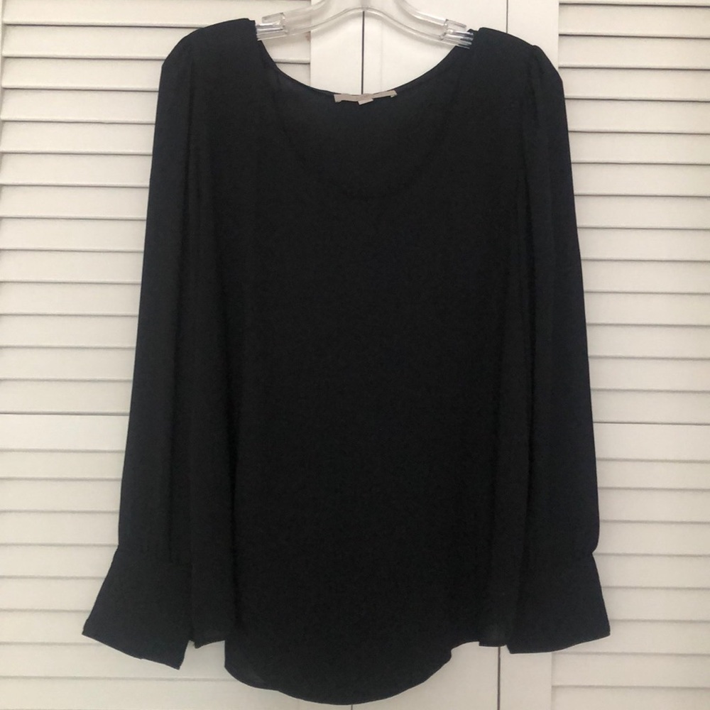 Loft Black Blouse